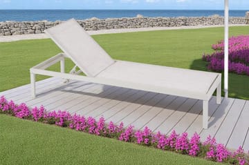 Palermo Solseng Utendørs - Beige - Hagemøbler & utemiljø - Stoler & Lenestoler - Solstoler