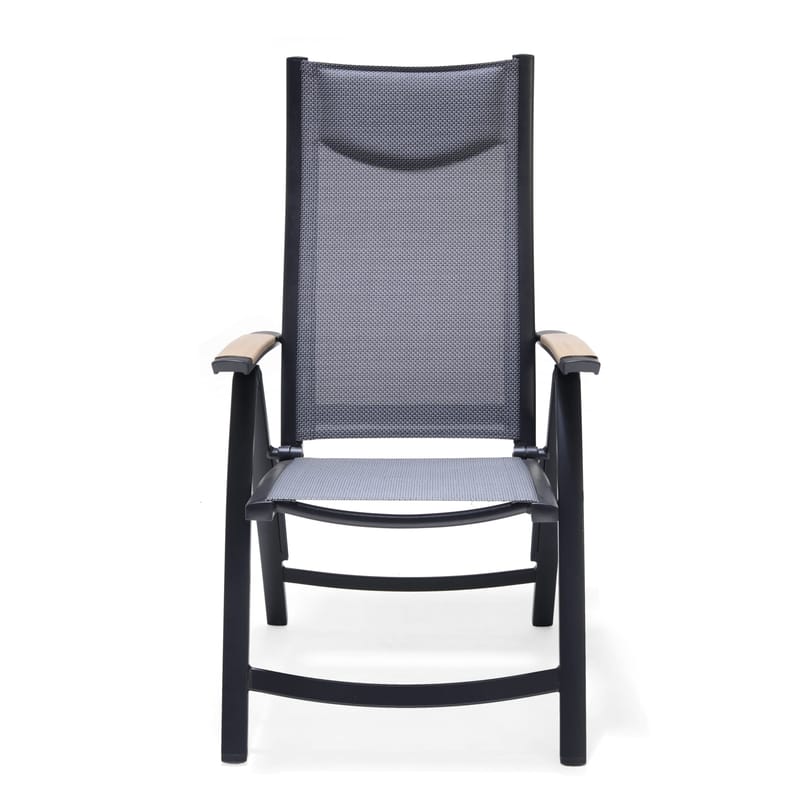 Panama Utestol Justerbar stol - Svart - Hagemøbler & utemiljø - Stoler & Lenestoler - Posisjonsstoler