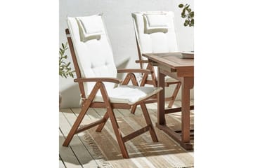 Paolo Posisjonsstol - Mørk Brun/Hvit - Hagemøbler & utemiljø - Stoler & Lenestoler - Posisjonsstoler