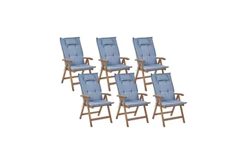 Paolo Posisjonsstol - Blå/Mørkebrun - Hagemøbler & utemiljø - Stoler & Lenestoler - Posisjonsstoler