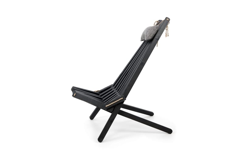 Park Solstol 2 stk - Svart - Hagemøbler & utemiljø - Loungemøbler - Loungestol utendørs