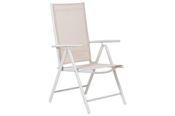 Posisjonsstol Villacarillo - Beige/Hvit - Hagemøbler & utemiljø - Stoler & Lenestoler - Posisjonsstoler