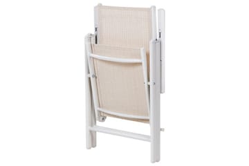 Posisjonsstol Villacarillo - Beige/Hvit - Hagemøbler & utemiljø - Stoler & Lenestoler - Posisjonsstoler
