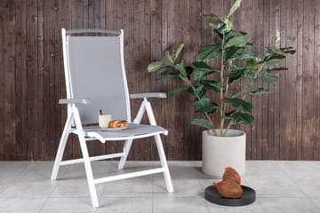 Albany Posisjonsstol - Grå/Hvit - Hagemøbler & utemiljø - Stoler & Lenestoler - Posisjonsstoler