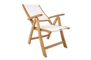 Bali Stol Hvit - Hagemøbler & utemiljø - Stoler & Lenestoler - Posisjonsstoler