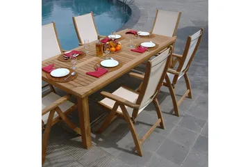 Bali Stol Hvit - Hagemøbler & utemiljø - Stoler & Lenestoler - Posisjonsstoler