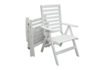 Grevie Posisjonsstol - Hvit - Hagemøbler & utemiljø - Stoler & Lenestoler - Posisjonsstoler