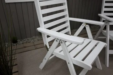 Grevie Posisjonsstol - Hvit - Hagemøbler & utemiljø - Stoler & Lenestoler - Posisjonsstoler