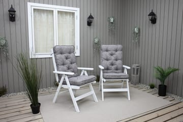 Grevie Posisjonsstol - Hvit - Hagemøbler & utemiljø - Stoler & Lenestoler - Posisjonsstoler