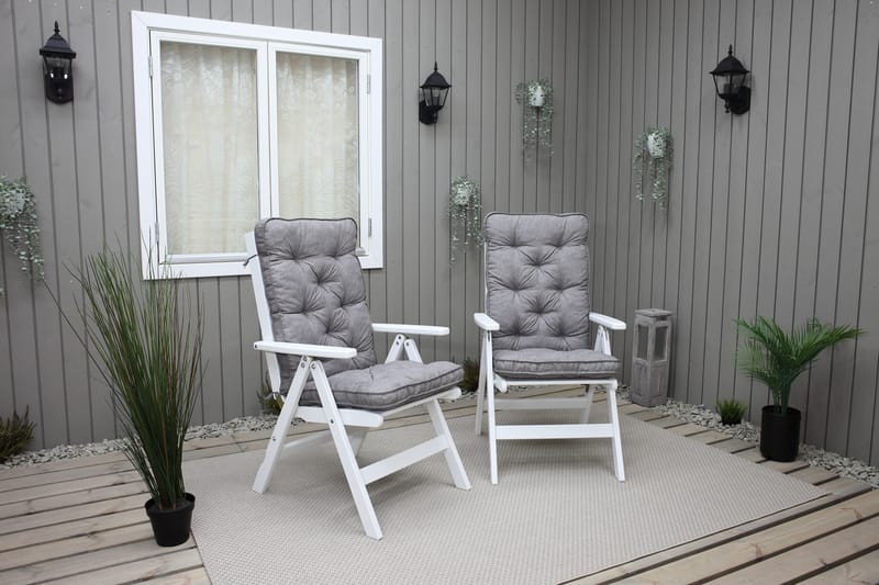 Grevie Posisjonsstol - Hvit - Hagemøbler & utemiljø - Stoler & Lenestoler - Posisjonsstoler