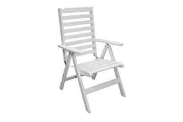 Grevie Posisjonsstol - Hvit - Hagemøbler & utemiljø - Stoler & Lenestoler - Posisjonsstoler