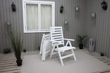 Grevie Posisjonsstol - Hvit - Hagemøbler & utemiljø - Stoler & Lenestoler - Posisjonsstoler