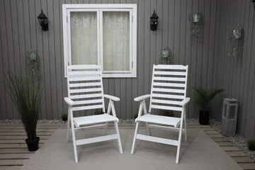 Grevie Posisjonsstol - Hvit - Hagemøbler & utemiljø - Stoler & Lenestoler - Posisjonsstoler