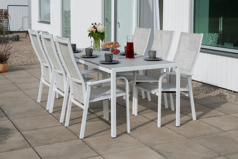 Hånger Posisjonslenestol - Grå|Beige|Hvit - Hagemøbler & utemiljø - Stoler & Lenestoler - Posisjonsstoler