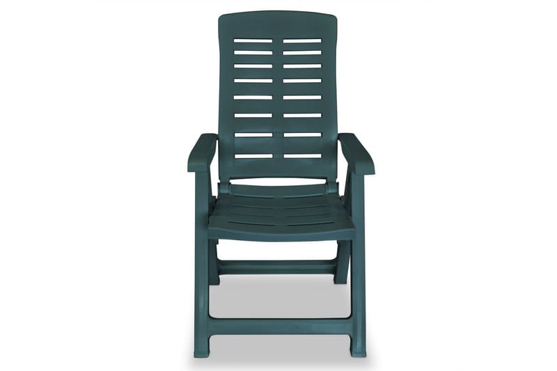 Hagelenestoler 2 stk plast grønn - Grønn - Posisjonsstoler