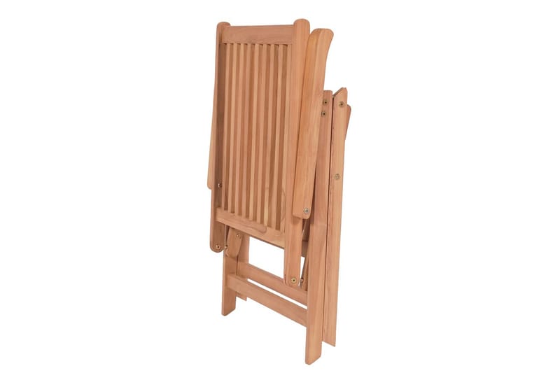 Hagelenestoler 4 stk heltre teak - Posisjonsstoler