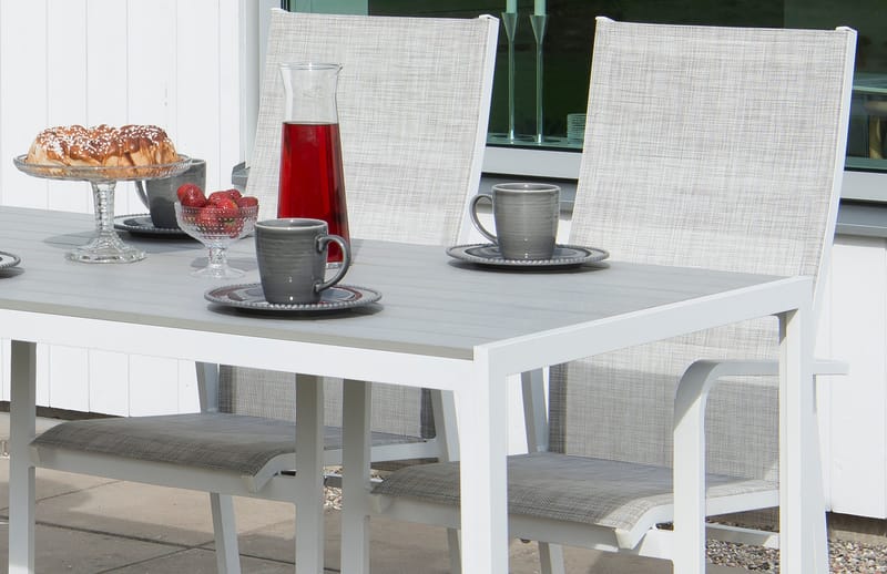 Hillerstorp Hånger Posisjonsstol 57x64 cm - Hvit - Hagemøbler & utemiljø - Balkong & terrasse - Balkongmøbler - Balkongstoler