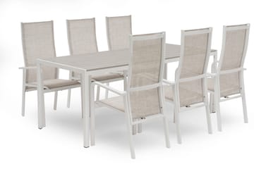 Hillerstorp Hånger Posisjonsstol 57x64 cm - Hvit - Hagemøbler & utemiljø - Balkong & terrasse - Balkongmøbler - Balkongstoler