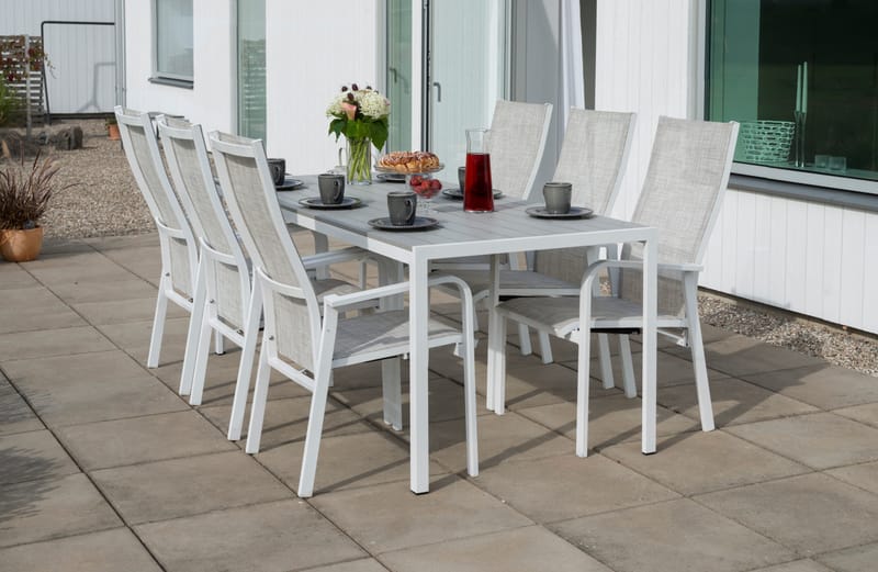 Hillerstorp Hånger Posisjonsstol 57x64 cm - Hvit - Hagemøbler & utemiljø - Balkong & terrasse - Balkongmøbler - Balkongstoler