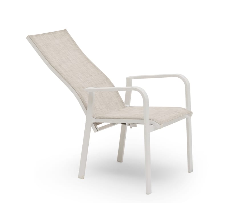 Hillerstorp Hånger Posisjonsstol 57x64 cm - Hvit - Hagemøbler & utemiljø - Balkong & terrasse - Balkongmøbler - Balkongstoler