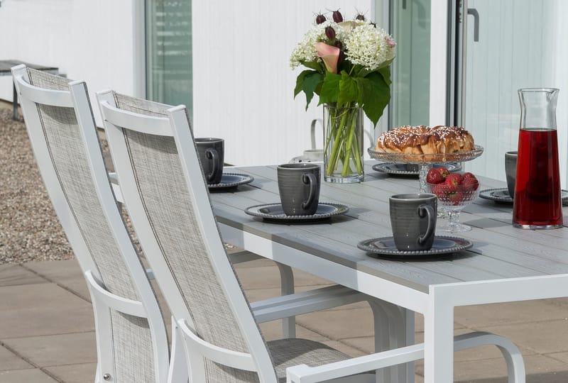 Hillerstorp Hånger Posisjonsstol 57x64 cm - Hvit - Hagemøbler & utemiljø - Balkong & terrasse - Balkongmøbler - Balkongstoler