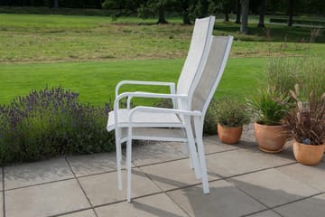 Hillerstorp Hånger Posisjonsstol 57x64 cm - Hvit - Hagemøbler & utemiljø - Stoler & Lenestoler - Posisjonsstoler
