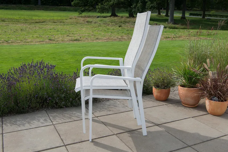 Hillerstorp Hånger Posisjonsstol 57x64 cm - Hvit - Hagemøbler & utemiljø - Stoler & Lenestoler - Posisjonsstoler