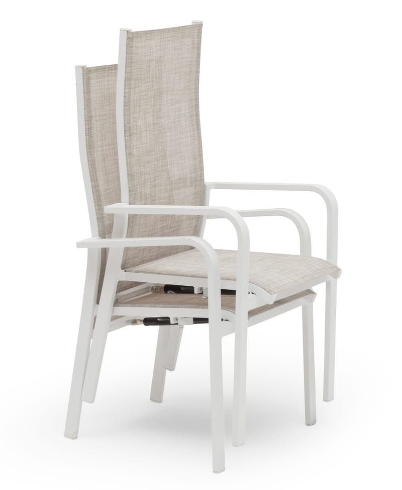 Hillerstorp Hånger Posisjonsstol 57x64 cm - Hvit - Hagemøbler & utemiljø - Balkong & terrasse - Balkongmøbler - Balkongstoler
