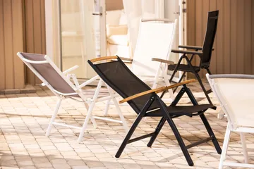 Las Vegas Regulerbar Stol - Svart/Teak - Hagemøbler & utemiljø - Stoler & Lenestoler - Posisjonsstoler