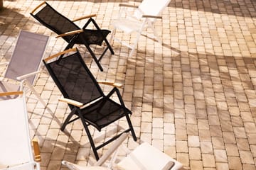 Las Vegas Posisjonsstol - Svart/Teak - Hagemøbler & utemiljø - Stoler & Lenestoler - Posisjonsstoler