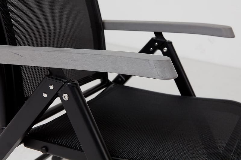 Posisjonsstol Monaco - Svart/Grå - Hagemøbler & utemiljø - Stoler & Lenestoler - Posisjonsstoler