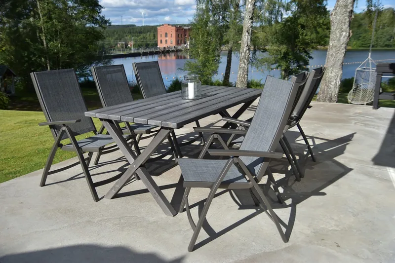 Solana Posisjonsstol - Grå - Hagemøbler & utemiljø - Stoler & Lenestoler - Posisjonsstoler