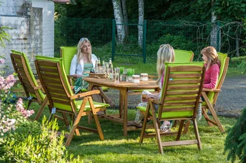 Stol FINLAY 62x66xH110cm Posisjonsstol Akasie - Hagemøbler & utemiljø - Stoler & Lenestoler - Posisjonsstoler