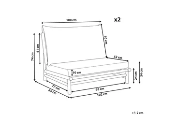 Rosthern Utelenestol - Lys Brun/Beige - Hagemøbler & utemiljø - Stoler & Lenestoler - Utelenestoler