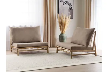 Rosthern Utelenestol - Lys Brun/Beige - Hagemøbler & utemiljø - Stoler & Lenestoler - Utelenestoler