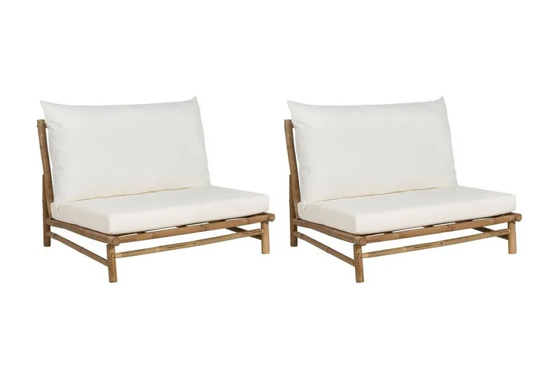 Rosthern Utelenestol - Lys Brun/Hvit - Hagemøbler & utemiljø - Stoler & Lenestoler - Utelenestoler