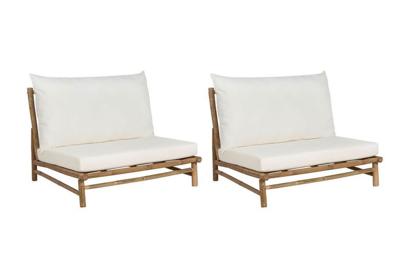 Rosthern Utelenestol - Lys Brun/Hvit - Hagemøbler & utemiljø - Stoler & Lenestoler - Utelenestoler