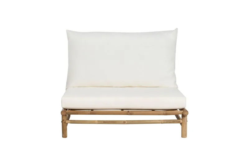 Rosthern Utelenestol - Lys Brun/Hvit - Hagemøbler & utemiljø - Stoler & Lenestoler - Utelenestoler