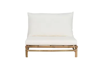 Rosthern Utelenestol - Lys Brun/Hvit - Hagemøbler & utemiljø - Stoler & Lenestoler - Utelenestoler