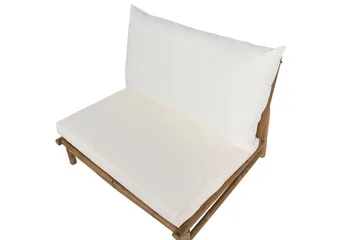 Rosthern Utelenestol - Lys Brun/Hvit - Hagemøbler & utemiljø - Stoler & Lenestoler - Utelenestoler