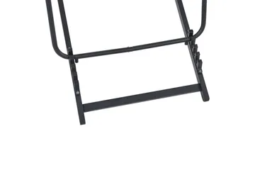 Sammenleggbar dekkstol Locri II - Beige, svart - Hagemøbler & utemiljø - Stoler & Lenestoler - Solstoler