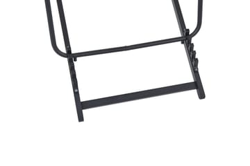 Sammenleggbar dekkstol Locri II - Beige, svart - Hagemøbler & utemiljø - Stoler & Lenestoler - Solstoler