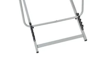 Sammenleggbar dekkstol Locri II - Hvit, Grå - Hagemøbler & utemiljø - Stoler & Lenestoler - Solstoler