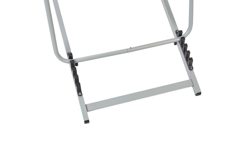 Sammenleggbar dekkstol Locri II - Hvit, Grå - Hagemøbler & utemiljø - Stoler & Lenestoler - Solstoler