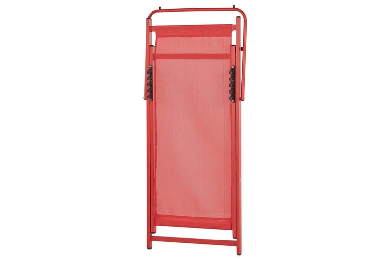 Sammenleggbar dekkstol Locri II - Rød - Hagemøbler & utemiljø - Stoler & Lenestoler - Solstoler