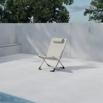 Seville solseng utendørs - Beige - Hagemøbler & utemiljø - Stoler & Lenestoler - Solstoler