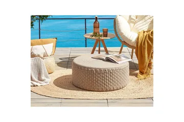 Sittepuff Mithi Beige - Beige - Hagemøbler & utemiljø - Stoler & Lenestoler - Sittesekker ute