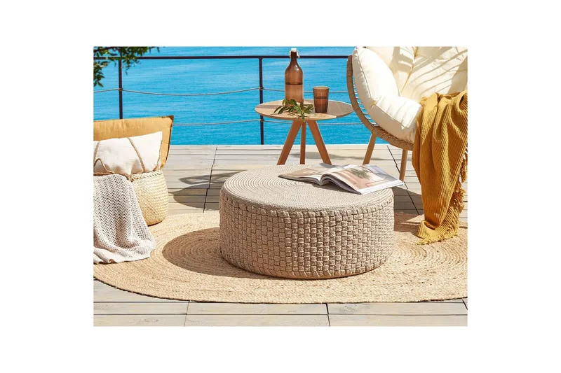 Sittepuff Mithi Beige - Beige - Hagemøbler & utemiljø - Stoler & Lenestoler - Sittesekker ute