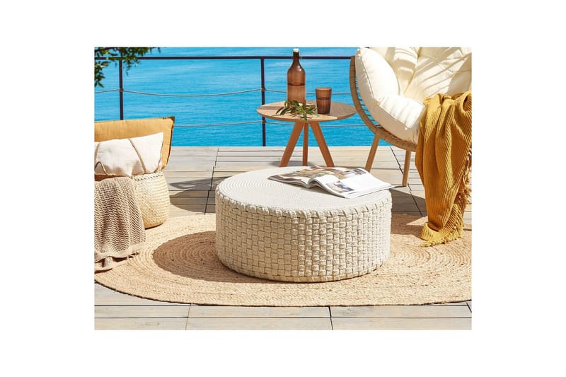 Sittepuff Mithi Lysebeige - Lysebeige - Hagemøbler & utemiljø - Stoler & Lenestoler - Sittesekker ute