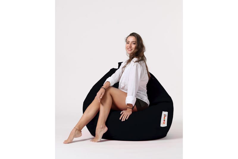 Saccosekker utendørs Hunny saccosekk utendørs 115 cm Svart - Hagemøbler & utemiljø - Stoler & Lenestoler - Sittesekker ute